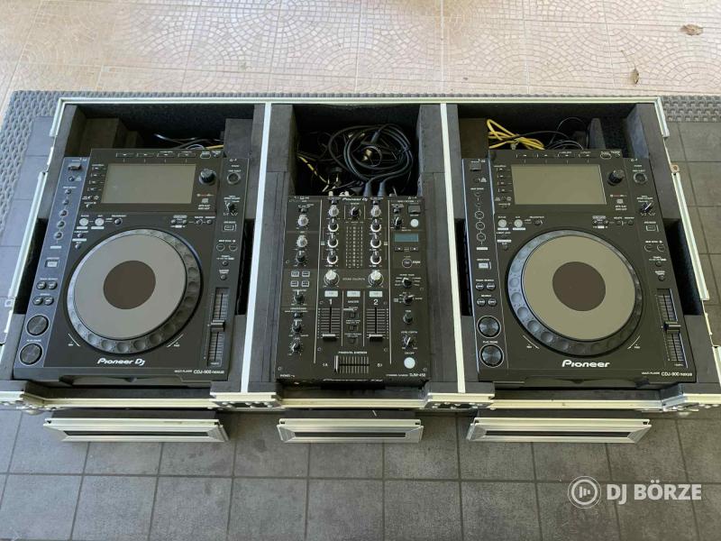 Pioneer CDJ 900 NXS + Pioneer DJM 450 + rack