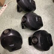 Eurolite TC-250 DMX Scanner 3 db, és TC-150 DMX Scanner 1 db egyben