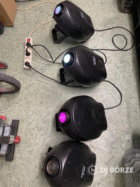 Eurolite TC-250 DMX Scanner 3 db, és TC-150 DMX Scanner 1 db egyben