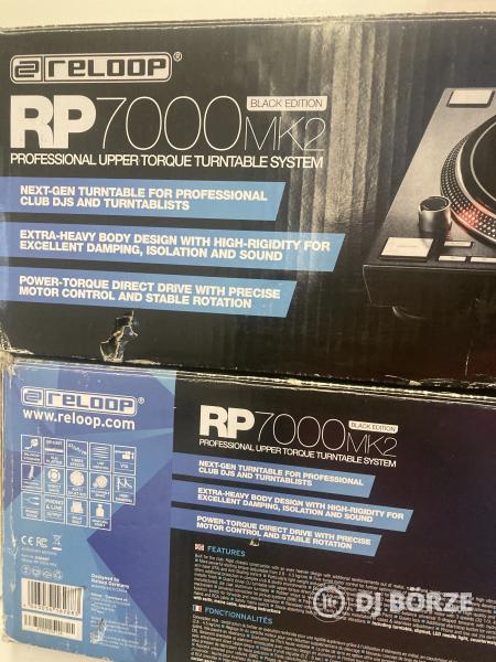 Reloop Rp-7000 Mk2 Black Lemezjátszó 2db