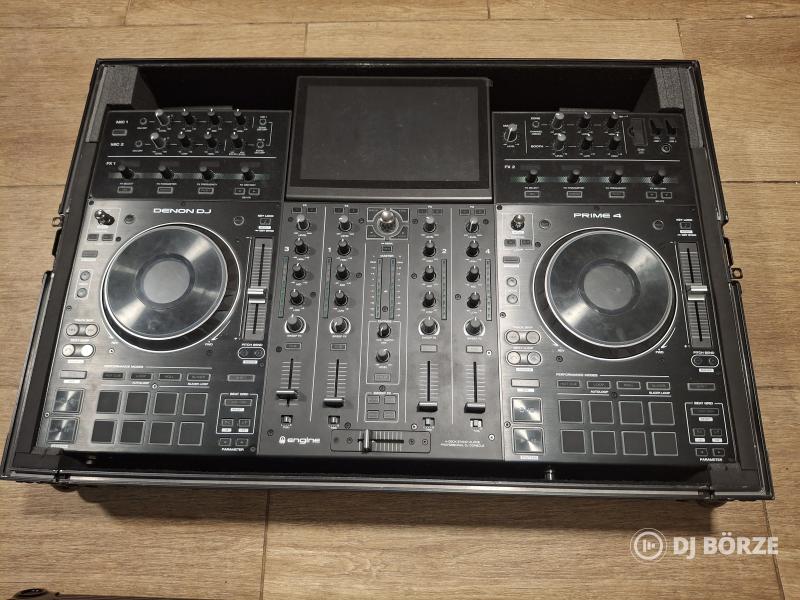 Denon Dj Prime 4 & zomo rack /újszerü/