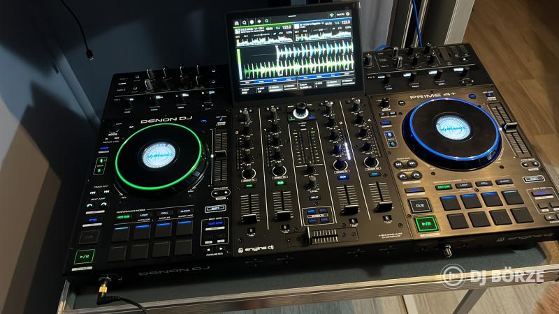 Denon prime 4plus + hordtáska+500gb SSD