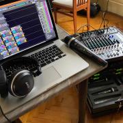 Soundcraft 12 MTK 5x AKG WMS470 rackbe építve