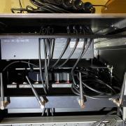 Soundcraft 12 MTK 5x AKG WMS470 rackbe építve