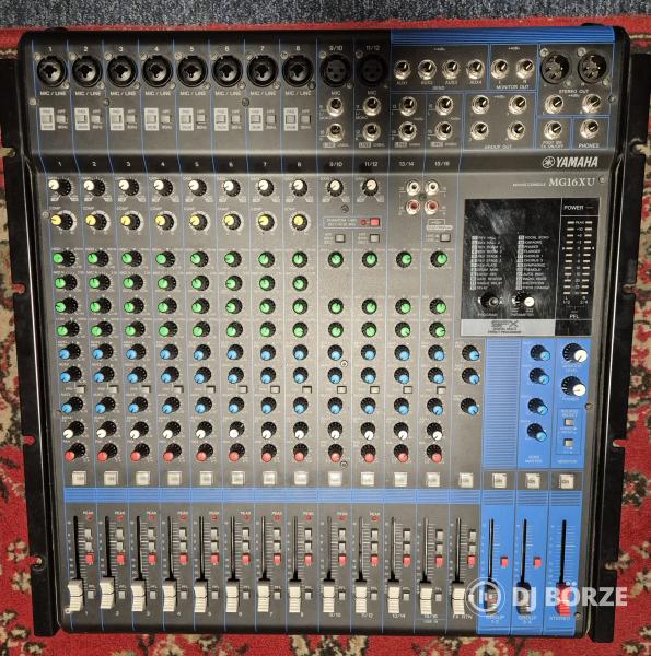 Yamaha MG 16 xu keverő Rack-kel