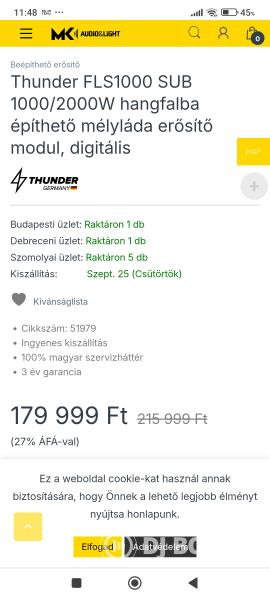 Thunder Audio fls1000 sub modul