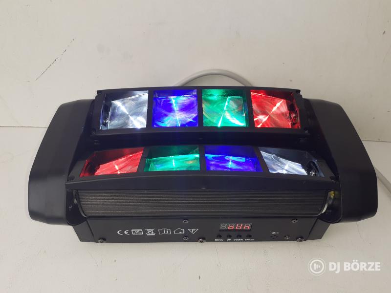 10db rgbw led spider (beszámítás is) fém házas (Bp.- Székesfehérvár)