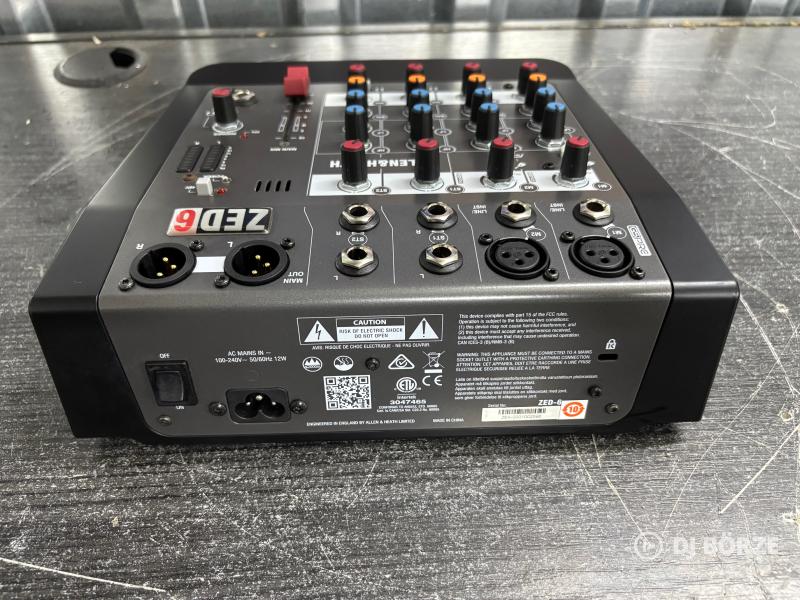Allen & Heath ZED-6 6 csatornás keverő újszerű állapotban