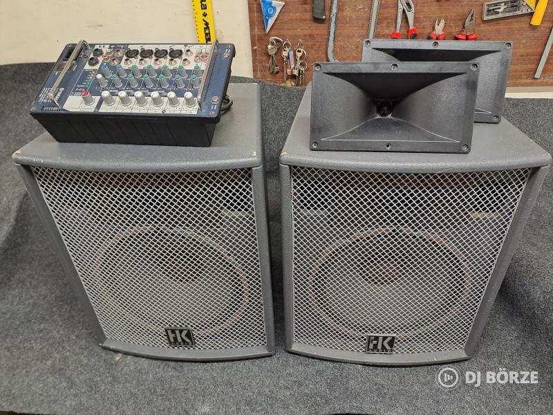 HK Audio Classic Delta 12 hangfalpár Yamaha stagepass 300 keverőerősítővel