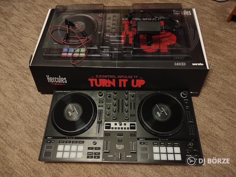 Hercules Dj Control Impulse T7 + Ajándék Decksaver