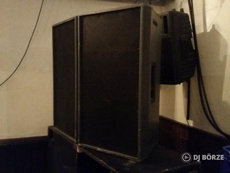 TOP hangfal Dupla 12'' mély és 2'' magas 900/1800W