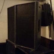 TOP hangfal Dupla 12'' mély és 2'' magas 900/1800W
