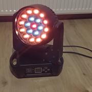 Utolsó 2db van! 19*15w, 4 in 1, RGBW Zoom & Wash robot, Power :350W! (Beszámítás is) Bp. -Eger