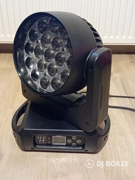 Utolsó 2db van! 19*15w, 4 in 1, RGBW Zoom & Wash robot, Power :350W! (Beszámítás is) Bp. -Eger