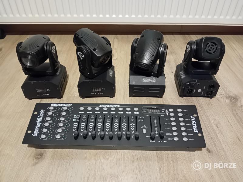 Dmx 512 Vezérlő (gyári leírással ) robothoz, par lámpához, scannerhez stb. Stroboszkóp super 2700