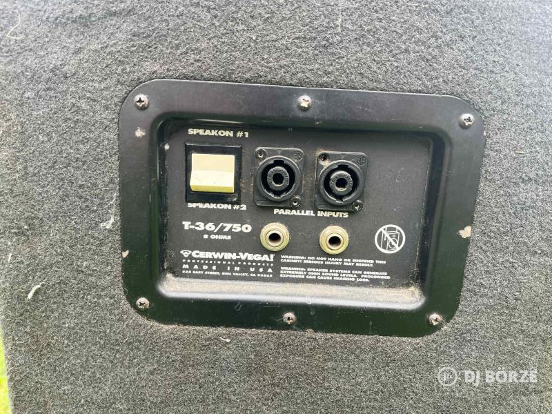 Komplett rendszer ( Peavey topok, Cerwin Vega subok)