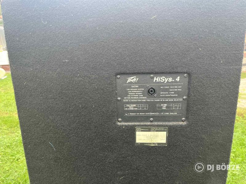 Komplett rendszer ( Peavey topok, Cerwin Vega subok)