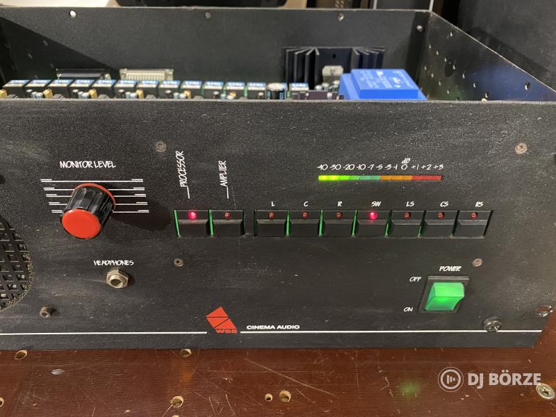 WSS 6+1 Channel Monitor, 4U rack dobotban, hangszóróval, TDA-val