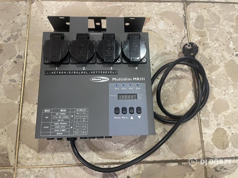 Showtec Multidim Mk3 dimmer és par lámpa