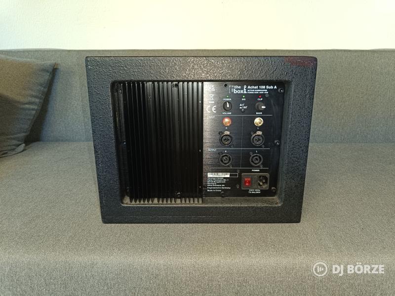 The Box Pro Achat 108 Sub A - aktív mélyláda - mélysugárzó, topláda meghajtással