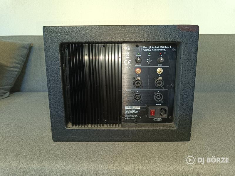 The Box Pro Achat 108 Sub A - aktív mélyláda - mélysugárzó, topláda meghajtással