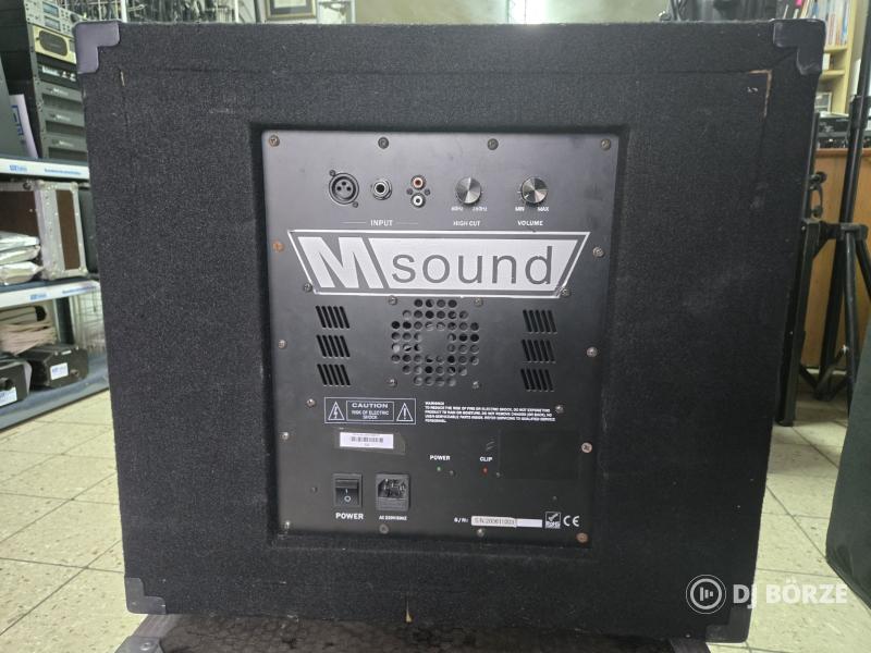 M-Sound 600 aktív mélyláda
