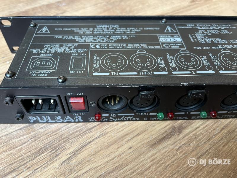 Pulsar DC-DMX-PMX spiltter 8 sávos