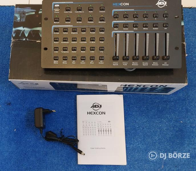 Eladó 1db. ADJ Hexcon 36 csatornás DMX vezérlő újszerű állapotban.