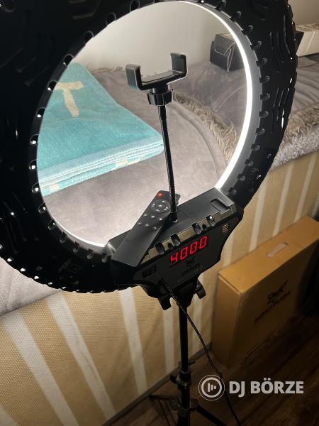 Jackal RM-NWLR 45cm LED körfény, körlámpa, ringlight távirányítóval/álvánnyal