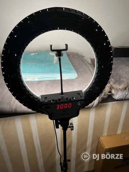 Jackal RM-NWLR 45cm LED körfény, körlámpa, ringlight távirányítóval/álvánnyal