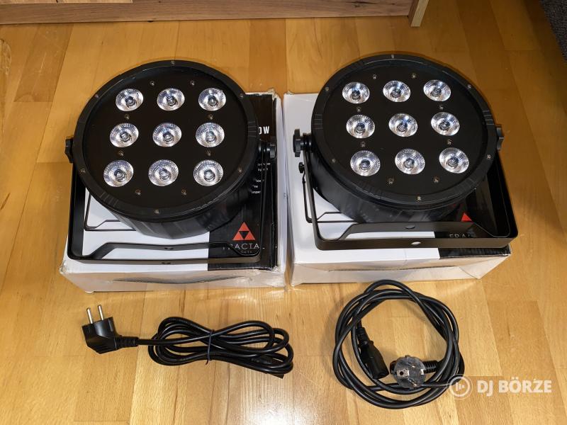 Fractal 9x10W, RGBW LED PAR lámpa, 2 db egyben, új