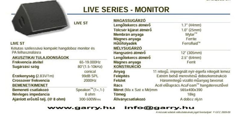 Garry Live ST