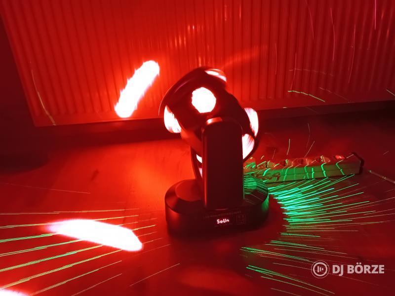 Középfény!Dupla rgbw led, dupla RG lézer, 4db Led strobi (beszámítás is) Saját videó!