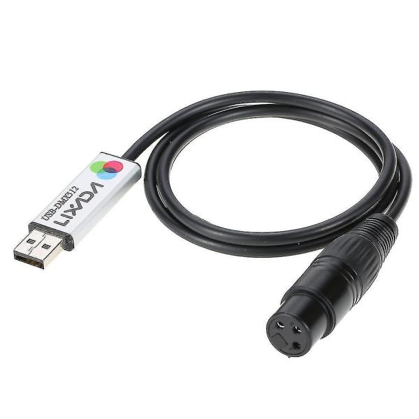 ÚJ Lixada USB DMX adapter