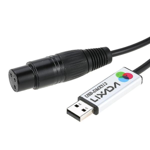 ÚJ Lixada USB DMX adapter