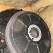 RCF dupla 15" mélyláda 2 db, rétegelt lemezből, RCF L15P-200 hangszórókkal
