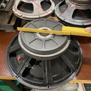 RCF dupla 15" mélyláda 2 db, rétegelt lemezből, RCF L15P-200 hangszórókkal