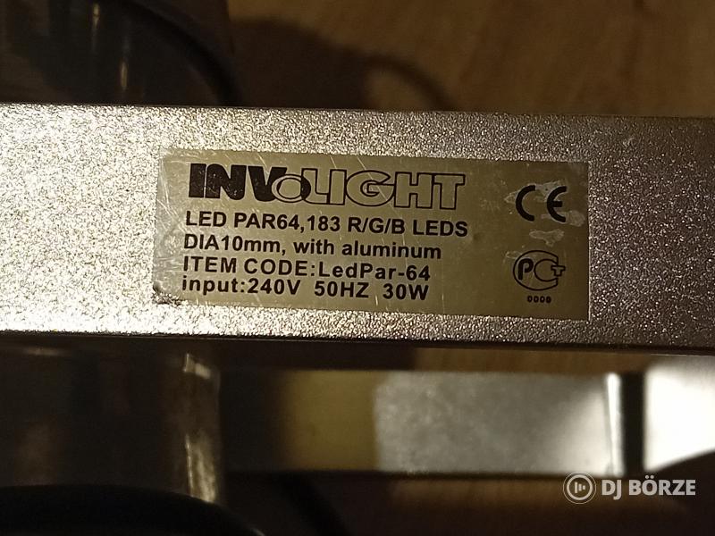 4db van!!! Involight SCL 20S/6 scanner, 8db van!!4 Involite par 64 (beszámítás is) Bp. -Eger