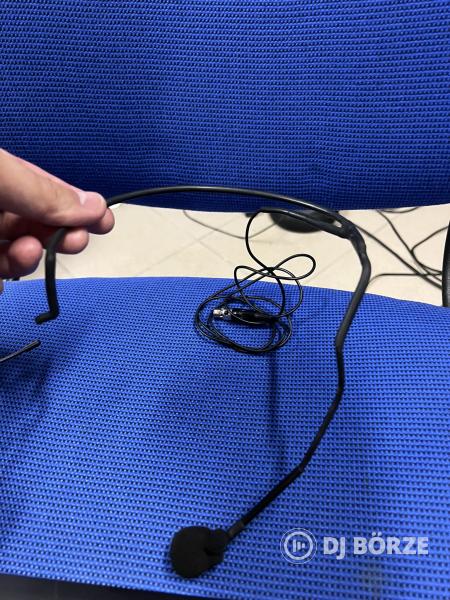 SHURE BLX14E-H8E BLX szett: zsebadó, vevő, WA302 + Shure WCM16 fejmikrofon