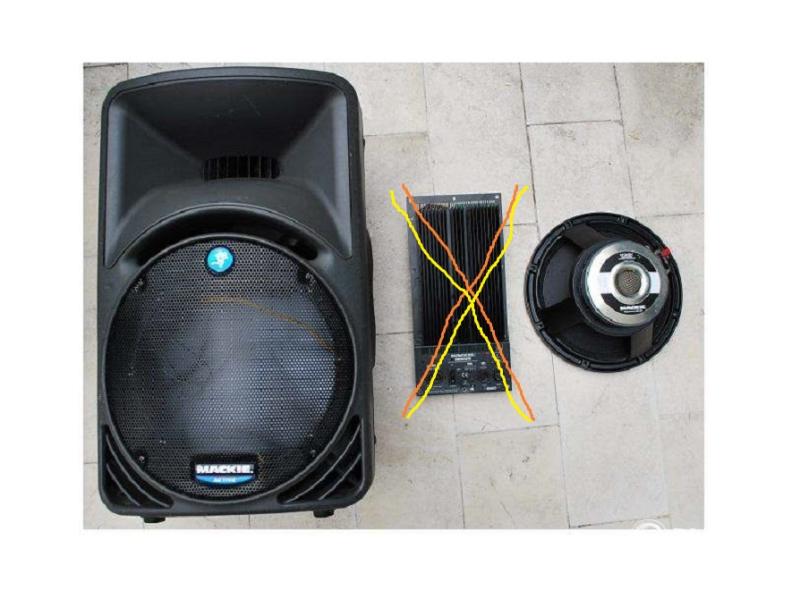DB Technologies 808D, 915DX, 512DX, 405, 212, Mackie SRM 650, ALTO TS 315 15"(40cm)