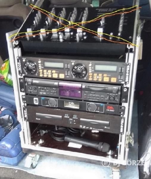 Rack 40féle. Pioneer, Numark, Denon. Egyes, Dupla, Kombi