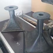 1db1"-os és 1db 2"-os tölcsér