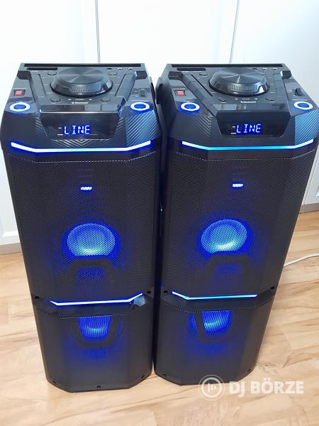 KIVÉTELES áron 2 db party hangfal, dobozaival,ár 2 db-ra értendő