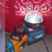 Nagy led crystal magic ball és mini strobi