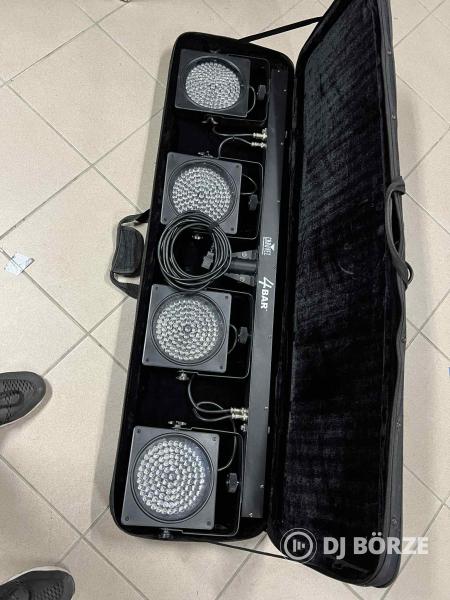 Chauvet 4 bar led dmx lámpacsík szett táskával, lábkapcsolóval, állvánnyal