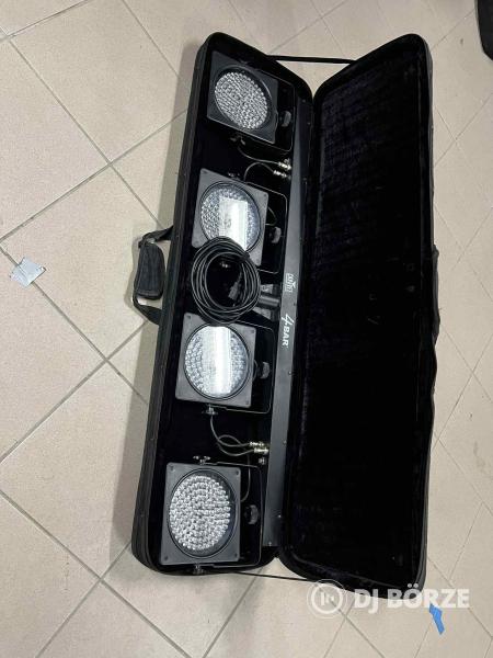 Chauvet 4 bar led dmx lámpacsík szett táskával, lábkapcsolóval, állvánnyal