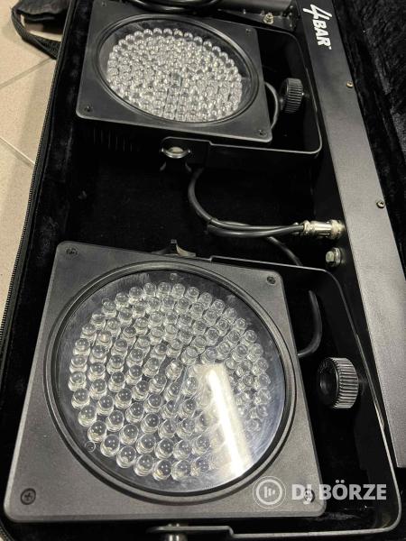 Chauvet 4 bar led dmx lámpacsík szett táskával, lábkapcsolóval, állvánnyal
