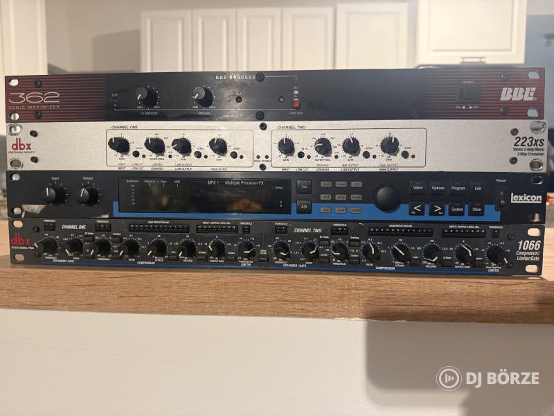 DBX, BBE, LEXICON effektek
