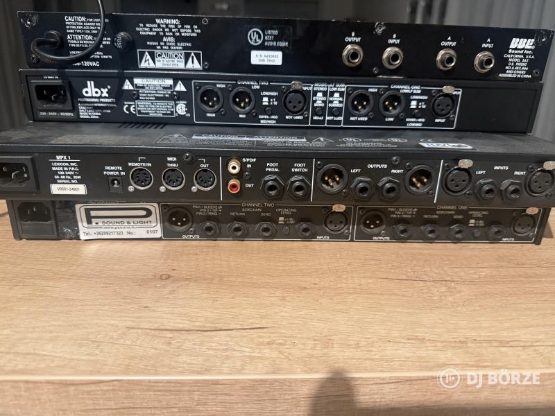 DBX, BBE, LEXICON effektek
