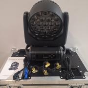 Eladó számlával, garanciával, új 19x15 watt wash zzom robotlámpák, rackekkel